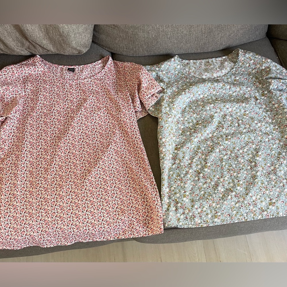 Women’s SHEIN short sleeve tops, size medium. Excellent condition!